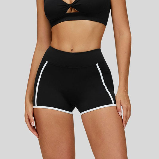 Contrasting Yoga Fitness Shorts