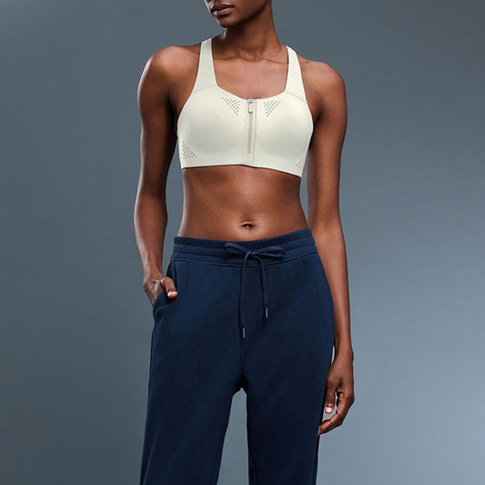 Zip-Front Sports Bra