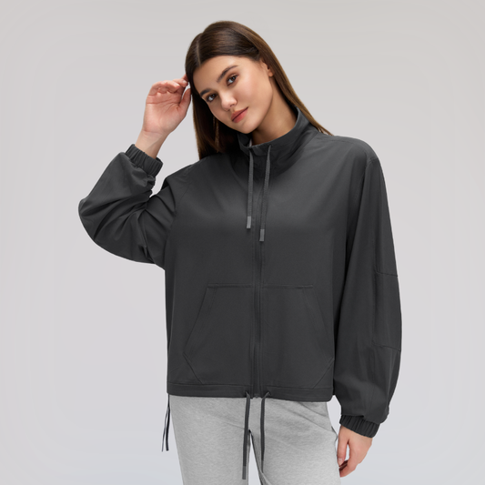 Wholesale loose casual athletic jacket