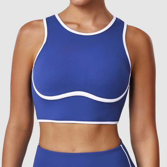 Wholesale color-blocked tank top and sports | Wonderxfans bulk activewear