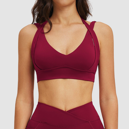 Wholesale halter-neck sports bras