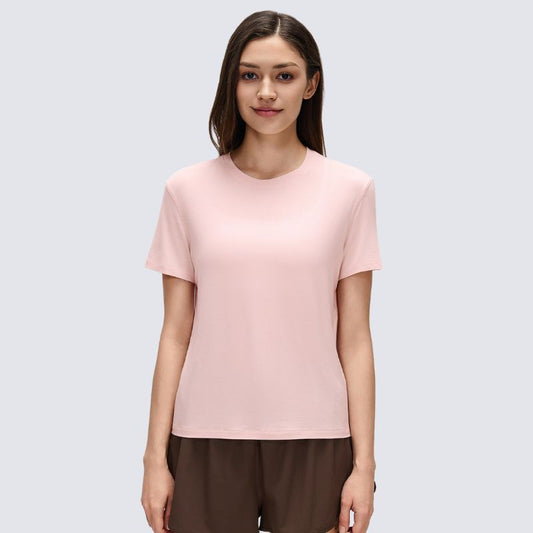 Wholesale yoga short sleeve tee quick | Wonderxfans bulk activewear