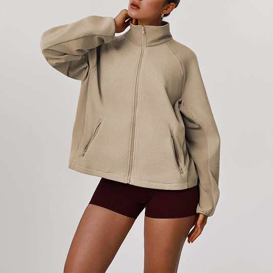 Wholesale fleece athetic jackets