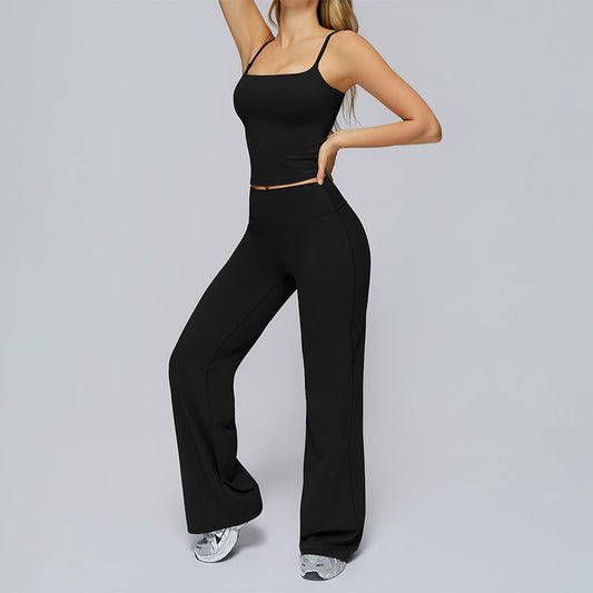 Sports vest+Loose sweatpants 2-piece set
