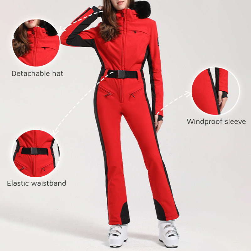 Women's Warm and Waterproof Ski Jumpsuit
