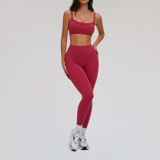 Wholesale spaghetti strap backless bra + leggings