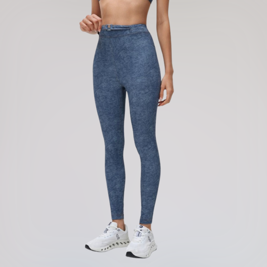 Wholesale denim-style high-waisted leggings