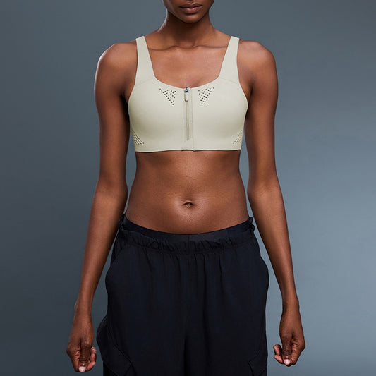 Zip-Front Sports Bra