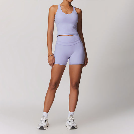 Tiga de tanques de gimnasia ultra suave y trasero + set de 2 piezas