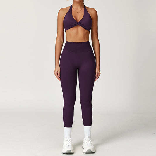 Set di 2 pezzi del reggiseno ad alta vita