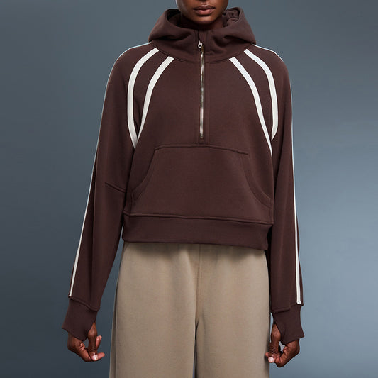 Fleece-Lined Hooded Sweatshirt