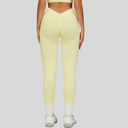 Seamless V-shaped back waist quick-drying legginggs