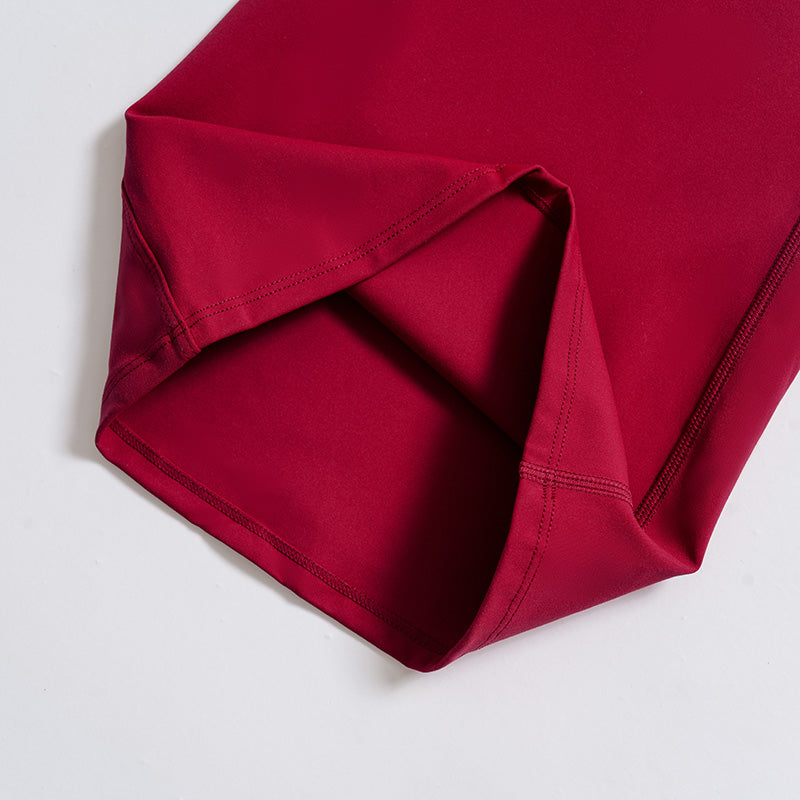 Square neckline backless sports bra+High-waisted flared pants 2-piece set