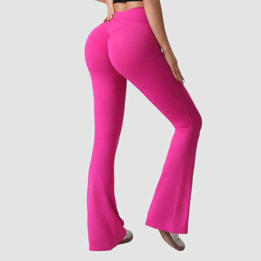 Wholesale High waist quick-dry Flared Leg pants
