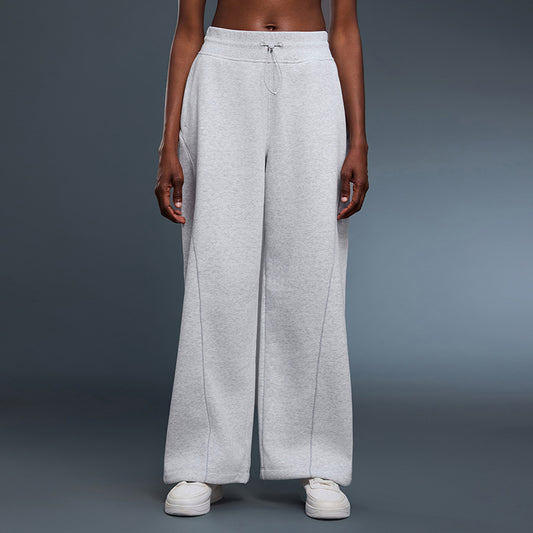 Fleece-Lined Straight Leg Pants
