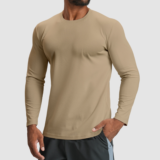 Wholesale Men Quick-dry Breathable Yoga Hiking Long Sleeve