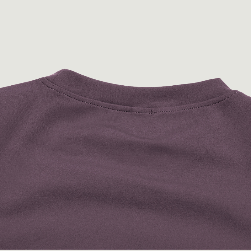 Wholesale Women's Seam-Detail Short Sleeve Crop Top + Mid-Length Shorts Set – Butt-Lifting Yoga Gym Activewear