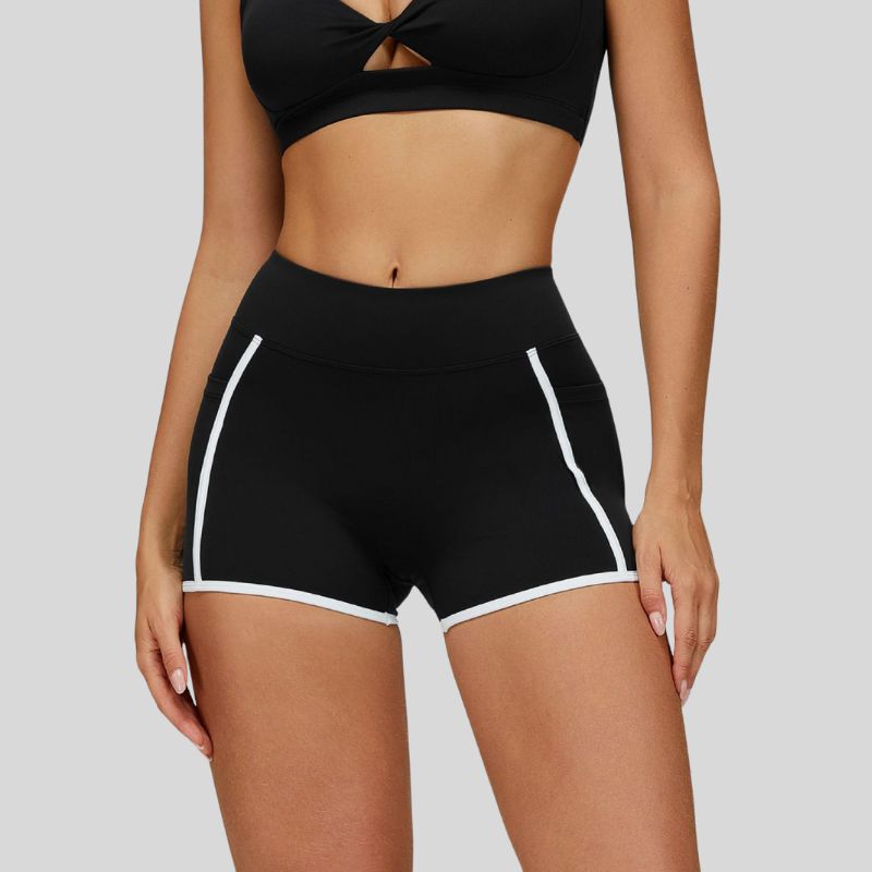 Contrasting Yoga Fitness Shorts
