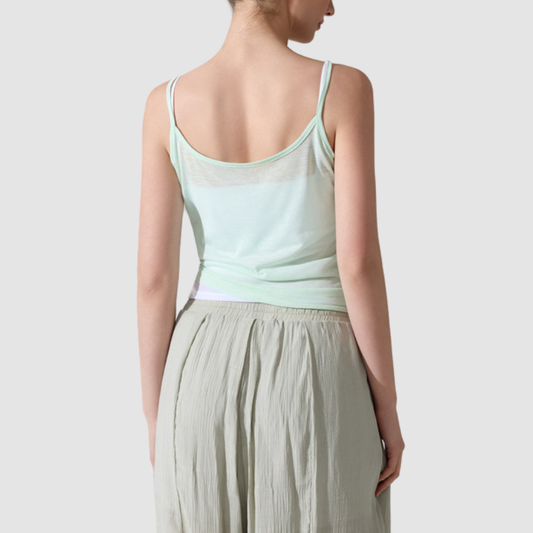 Wholesale sweat-wicking and breathable Pilates Yoga Cover-up Sleeveless Sports Tank Top