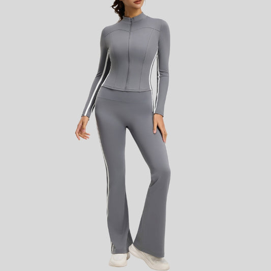 Wholesale Contrast color slim sports jacket | Wonderxfans bulk activewear