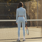 High-waisted Breathable Yoga Bra + Leggings + Jacket 3-piece Set