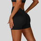 Seamless V-shaped back waist quick-drying shorts