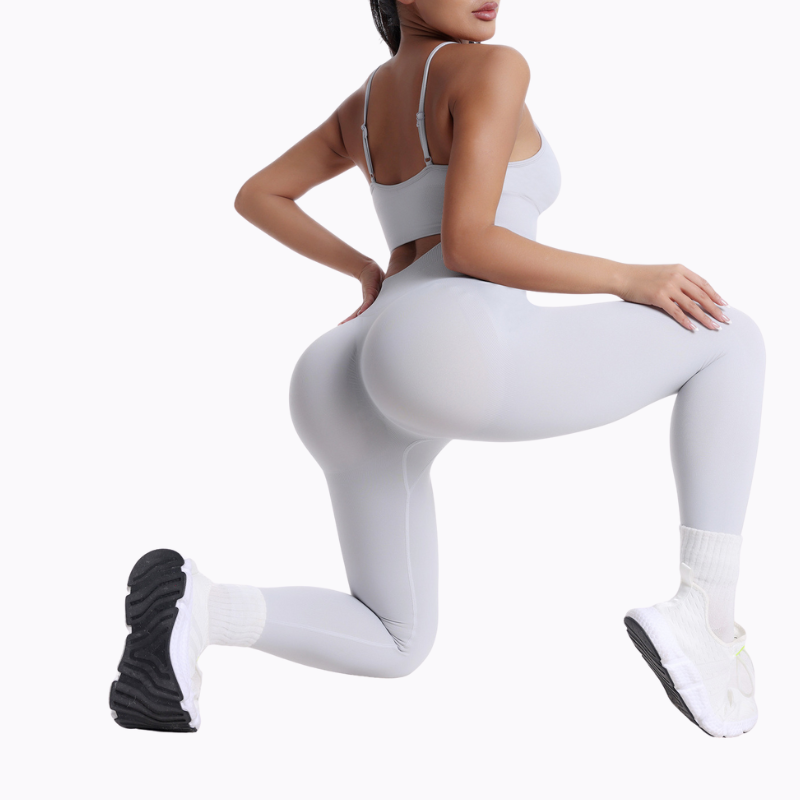 Women's strap bra and long pants two-piece set