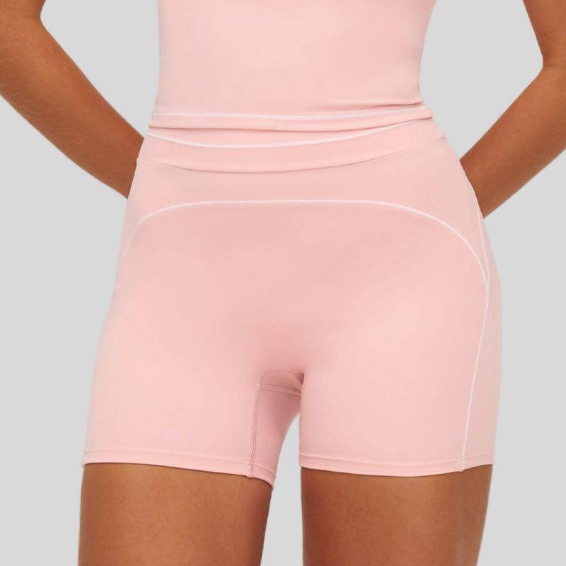 Contrasting stitching shorts