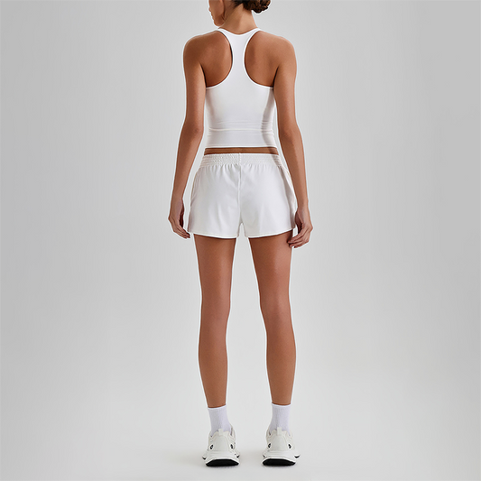 Wholesale Naked-Feel Racerback Sports Bra & High-Waist Biker Shorts Set – Sculpting Yoga 2-Piece