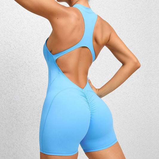 Wholesale Tight-fitting with zipper quick-drying Jumpsuits | Wonderxfans bulk activewear
