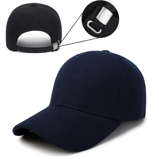 Adjustable solid color light plate baseball cap peaked cap