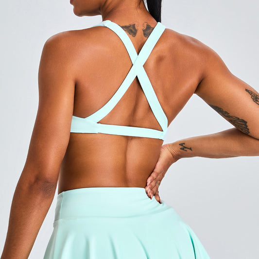 Wholesale Breathable Cross Back Wide straps | Wonderxfans bulk activewear