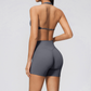 Wholesale Women's Cream-Feel Fleece Bra & Shorts Set