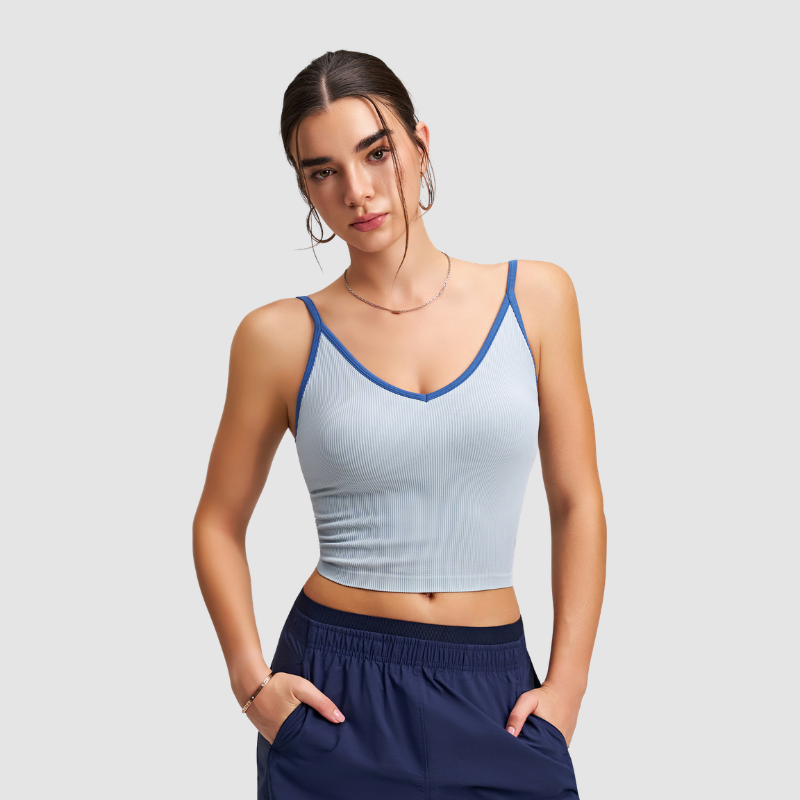 Wholesale Halter racerback yoga tank top | Wonderxfans bulk activewear