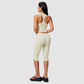Wholesale Women's I-shape back Vest + Mid-Length Shorts Set - Butt-Lifting Yoga Gym Activewear