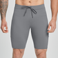 Wholesale Men's High-Waist Compression Shorts – Tummy Control Double-Layer Gym Shorts
