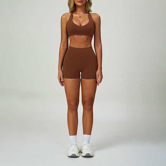 Wholesale Racerback Sports Bra + High-waisted | Wonderxfans bulk activewear