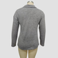 Wholesale Women's Knitted Fabric Lapel Zipper Casual Long Sleeve Top