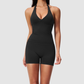Wholesale Women's Halter V-Neck Yoga Set – Slim Fit Hip-Lifting Tummy-Tucking Quick-Dry Sports Set