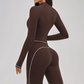 Zippered tight quick drying sports jacket