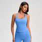 Wholesale solid color I-shaped back tank top