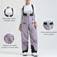 Women's Thickened Thermal Overalls Ski Pants