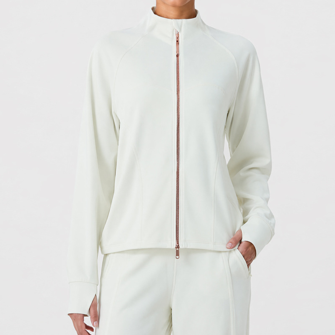 Women's Activewear Loose-Fit Long-Sleeve Yoga Training Outer Layer Jacket