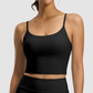 Wholesale spaghetti straps tank top with chest pads