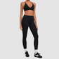 Wholesale Women’s Spliced Cami Sports Bra & Cropped Leggings Yoga Set