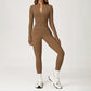 Snug-Fit Long Sleeve Jumpsuit