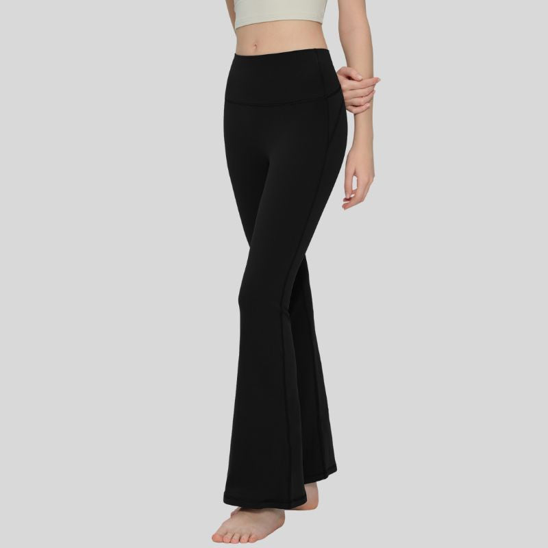 Fleece-lined and thickened flared pants