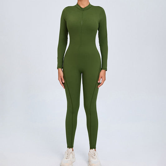 Wholesale backless half zipper long sleeve | Wonderxfans bulk activewear