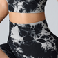 Women's Beautiful Back Bra and Shorts Two-Piece Set