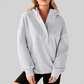 Wholesale Half-Button Hooded Sweatshirt – Loose Casual Long Sleeve Hoodie
